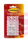 3M Command Decorating Clips with Water-Resistant Strips 17026H