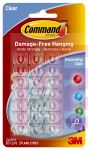 3M 17026CLR-ES Command Clear Decorating Clips Clear Strips - Micro Parts &amp; Supplies, Inc.