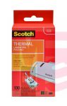 3M Scotch Thermal Pouches TP5852-100  2.4 in x 4.2 in (63 mm x 107 mm) ID badge without clip