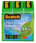 3M Scotch Magic Greener Tape 812S3  3/4 in x 800 in (19 mm x 20.3 m) 3 Pack
