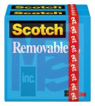 3M Scotch Removable Tape 811-2PK  3/4 in x 1296 in (19 mm x 32.9 m) 2-Pack