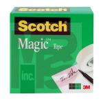3M Scotch Magic Invisible Tape 810  3/4 in x 1000 in (19 mm x 25.4 m)