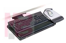 3M AKT100LE Lever Adjust Keyboard Tray Adjustable Keyboard Mouse 21.75 in Track - Micro Parts &amp; Supplies, Inc.