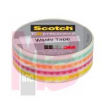 3M Scotch Expressions Washi Tape C314-P36  .59 in x 393 in (15 mm x 10 m) Funky Dots