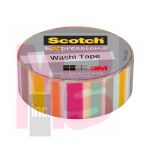 3M Scotch Expressions Washi Tape C314-P37  .59 in x 393 in (15 mm x 10 m) Blurred Lines