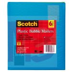 3M Scotch Color Plastic Bubble Mailer 6-Pack  8914-6CLR 8.5 in x 11.25 in 8/6/Case