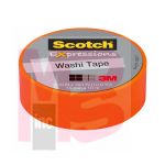 3M Scotch Expressions Tape C314-ORG-J  .59 in x 393 in (15 mm x 10 m). Orange