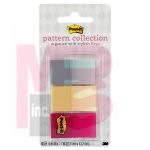 3M Post-it Full Color Flags  Carnival Pattern Collection .94 in x 1.7 in 60/On-the-Go Dispenser 1 Dispenser/Pack