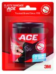 3M ACE Brand Black Elastic Bandage with ACE Brand Clip 207467  3 Inch