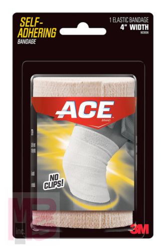 3M ACE 4'' Self-Adhering Elastic Bandage 903006