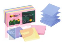 3M Post-it Greener Pop-up Notes R330RP-12AP  3 in x 3 in Helsinki Collection 100 Sheets/Pad 12 Pads/Pack