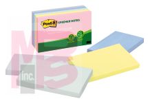 3M Post-it Greener Notes 655-RP-A  3 in x 5 in (76 mm x 127 mm) Helsinki Collection