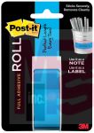 3M Post-it Full Adhesive Roll 2650-P  1 in x 400 in (25.4 mm x 10.1 m) Mediterranean Blue