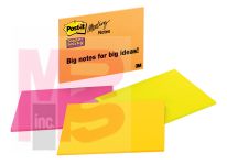 3M Post-it Super Sticky Notes 6845-SSP-1PK  8 in x 6 in (203 mm x 152 mm) Rio de Janeiro Collection 1 Pad/Pack 45 Sheets/Pad