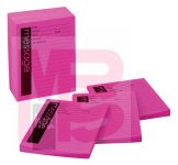 3M Post-it Super Sticky Printed Important Message Pads 7662-12-SS  4 in x 5 in Fireball Fuchsia Lined 12 Pads/Pack 50 sheets/Pad
