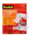 3M Scotch Thermal Pouches TP-8000-VP  Variety Pack of letter size 4"x6" size and wallet size pouches