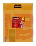 3M Scotch Kraft Bubble Mailer 3-Pack 7915-3 10.5 in x 15 in Size #5 12 per case