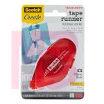 3M Scotch Tape Runner 055-CFT  .31 in x 49 ft Red Dispenser