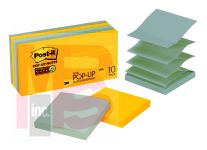 3M Post-it Super Sticky Pop-up Notes R330-10SSNY  3 in x 3 in (76 mm x 76 mm) in New York Colors