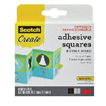 3M Scotch Adhesive Squares 009-850-CFT 850 squares/pack 36 per case