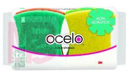 3M ocelo Bright Colored Light Duty Scrub Sponge BC-4  8/4