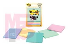 3M Post-it 5401-B  3 in x 3 in (76 mm x 76 mm) Marseille Collection