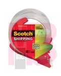 3M Scotch Sure Start Shipping Packaging Tape with dispenser 3450S-RD 1.88 in x 38.2 yd (48 mm x 35 m) 36 per case