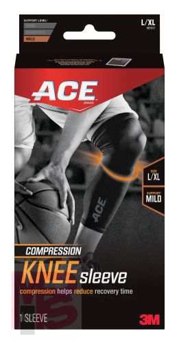 3M ACE Brand Compression Knee Sleeve 901517  L/ XL