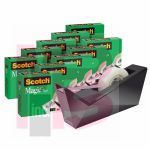 3M Scotch Tape with Dispenser 810K10-C17MB  10 Rolls and 1 Dispenser/Pack