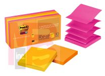 3M Post-it Super Sticky Pop-up Notes R330-10SSAU  3 in x 3 in (76 mm x 76 mm)10 pads 90 sheets/pad