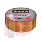 3M Scotch Expressions Washi Tape C614-GLD  .59 in x 275 in (15 mm x 7 m) Gold Foil