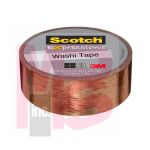 3M Scotch Expressions Washi Tape C614-CPR  .59 in x 275 in (15 mm x 7 m) Copper Foil