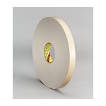 3M 4496W-1/2"x36yd Double Coated Polyethylene Foam Tape White 1/2 in x 36 yd 1/16 in - Micro Parts &amp; Supplies, Inc.