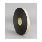 3M 4496B-1/2"x36yd Double Coated Polyethylene Foam Tape Black 1/2 in x 36 yd 1/16 in - Micro Parts &amp; Supplies, Inc.