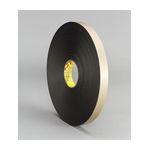 3M 4492B-1/2"x72yd Double Coated Polyethylene Foam Tape Black 1/2 in x 72 yd 1/32 in - Micro Parts &amp; Supplies, Inc.