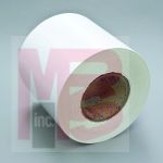 3M Removable Label Materials 7600 .0035 Soft White Vinyl Gloss TC  6 in x 1668 ft  1 per case Bulk