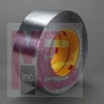 3M Aluminum Foil/Reinforced Tape 1430 Silver 2 in x 60 yd 5.5 mil 5 rolls per case Bulk