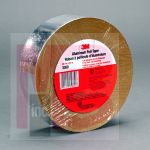 3M Aluminum Foil Tape 3380 Silver 4 in x 60 yd 3.25 mil 15 rolls per case