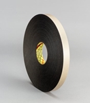 3M 4496 Double Coated Polyethylene Foam Tape Black 3/8 in x 36 yd - Micro Parts &amp; Supplies, Inc.