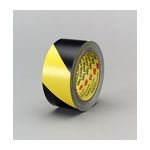 3M 5702 Safety Stripe Tape Black/Yellow 48 in x 20 yd untrimmed 5.4 mil - Micro Parts &amp; Supplies, Inc.