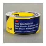 3M Safety Stripe Tape 5702 Black/Yellow, 2 in x 36 yd 5.4 mil, 12 per case Individually Wrapped