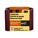 3M 9261NA-2 Sanding Belt 3 in x 18 in Medium 80 grit - Micro Parts &amp; Supplies, Inc.