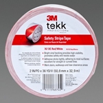 3M 767DC TEKK Protection(TM) Safety Stripe Tape Red/White - Micro Parts &amp; Supplies, Inc.