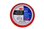 3M 471 IW Vinyl Tape Red 1 in x 36 yd 5.2 mil - Micro Parts &amp; Supplies, Inc.