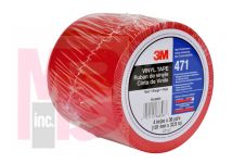 3M 471 IW Vinyl Tape Red 4 in x 36 yd 5.2 mil - Micro Parts &amp; Supplies, Inc.