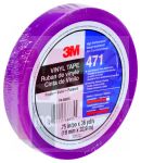 3M 471 IW Vinyl Tape Purple 3/4 in x 36 yd 5.2 mil - Micro Parts &amp; Supplies, Inc.