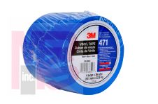 3M 471 IW Vinyl Tape Blue 4 in x 36 yd 5.2 mil - Micro Parts &amp; Supplies, Inc.