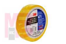 3M 471 IW Vinyl Tape Yellow 1 in x 36 yd 5.2 mil - Micro Parts &amp; Supplies, Inc.