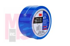3M 471 IW Vinyl Tape Blue 2 in x 36 yd 5.2 mil - Micro Parts &amp; Supplies, Inc.