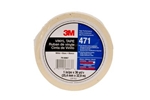 3M 471 IW Vinyl Tape White 1 in x 36 yd 5.2 mil - Micro Parts &amp; Supplies, Inc.